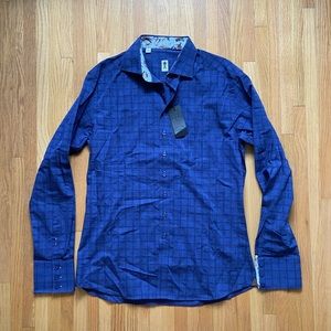 Taracci Blue Button Down Dress Shirt
